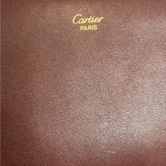 Vintage Must de Cartier Bordeaux Leather Long Wallet - Picture 3 of 13